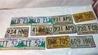 License plate lot
