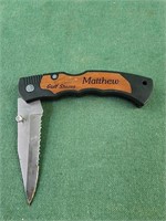 Matthew gulf shores pocket knife
