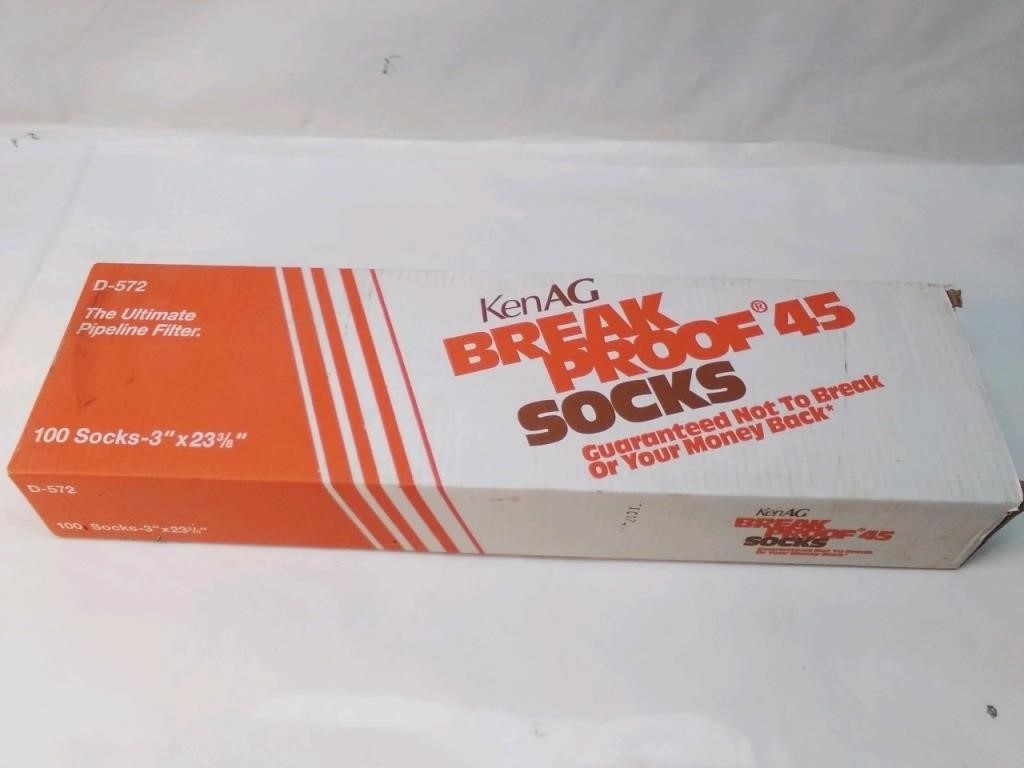 KenAG Break Proof pipe filter socks
