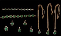 Asian Green Jade Necklaces, Bracelets, Pendants