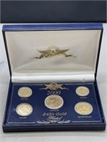 2000 24K Gold Plated Coin Collection