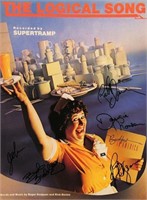 Supertramp signed sheet music