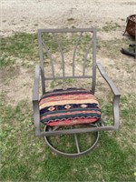 Lawn swivel chair