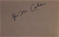 George M. Cohan signature slip