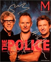 The Police signed magazine