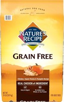 QTY 2 Nature's Recipe 24LBS Dry Dog Food