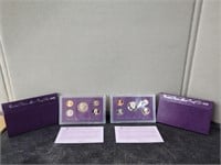 1990 & 1991 MINT PROOF COIN SETS