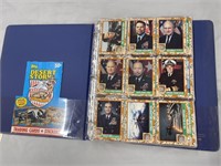 Binder of Military Trading Cards