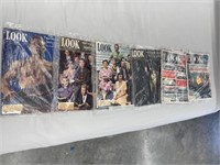 Pile of LOOK Magazines 40's & 60's