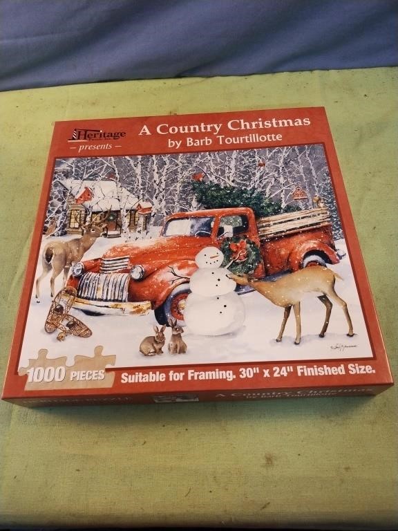 Heritage puzzle-A Country Christmas by Barb