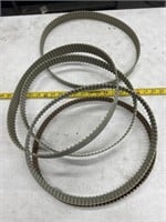 5) Belts Size T10 - 1010