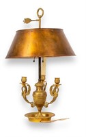 Vintage French Bronze Lamp