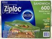 Ziploc Sandwiches Bags 4 Pack