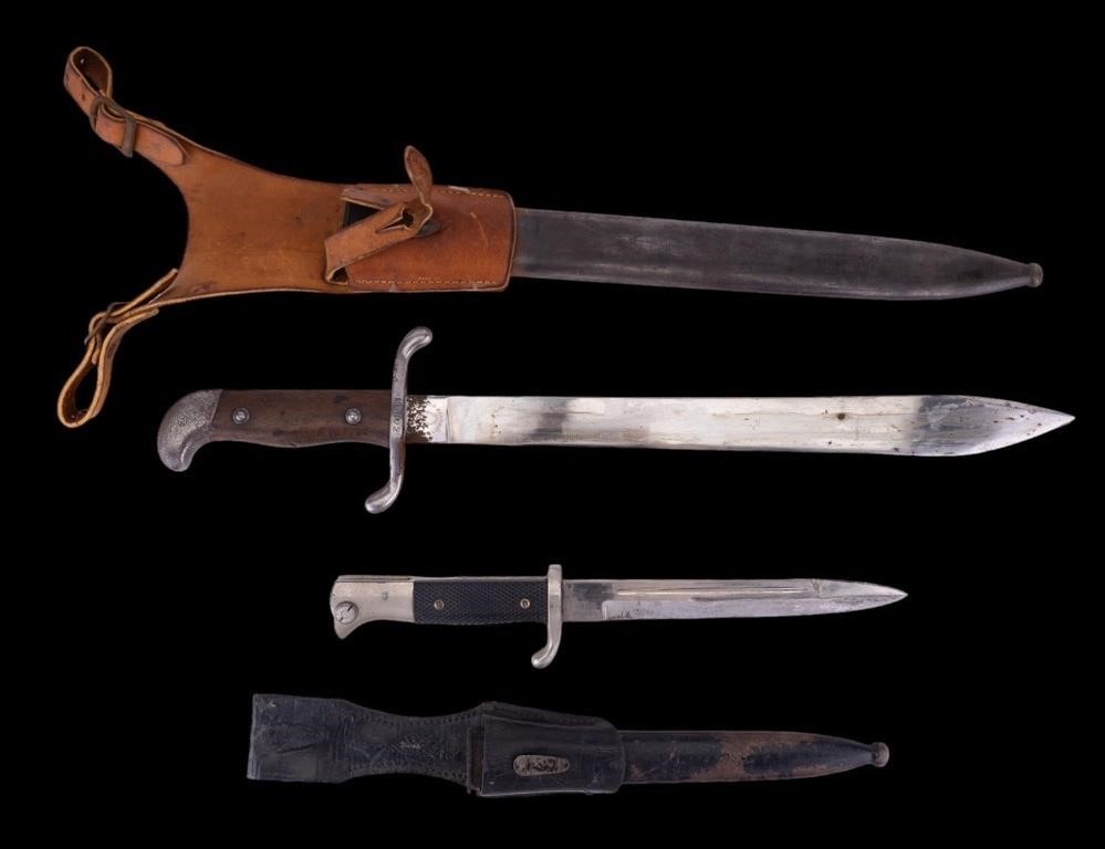 Antique WWI Short Sword and German Bayonet