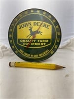John Deere Pencil 11"L & Thermometer 12" Dia