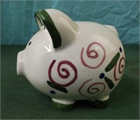 Hand painted piggy bank