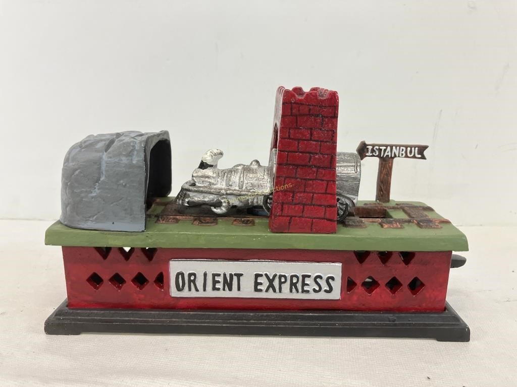 Orient Express Cast Iron Mechanical Bank