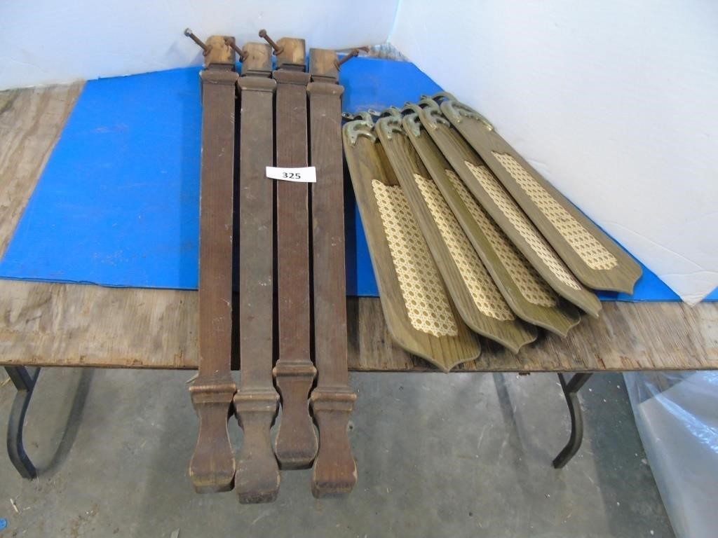 4 table legs & 5 Fan blades