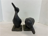 Antique Cast Iron Ducks (pair)