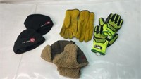 Winter gear gloves, and Toque