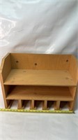 Wood shoe rack organizer