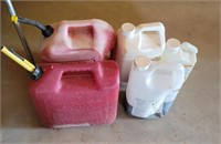 Lawn Chemicals & Gas cans