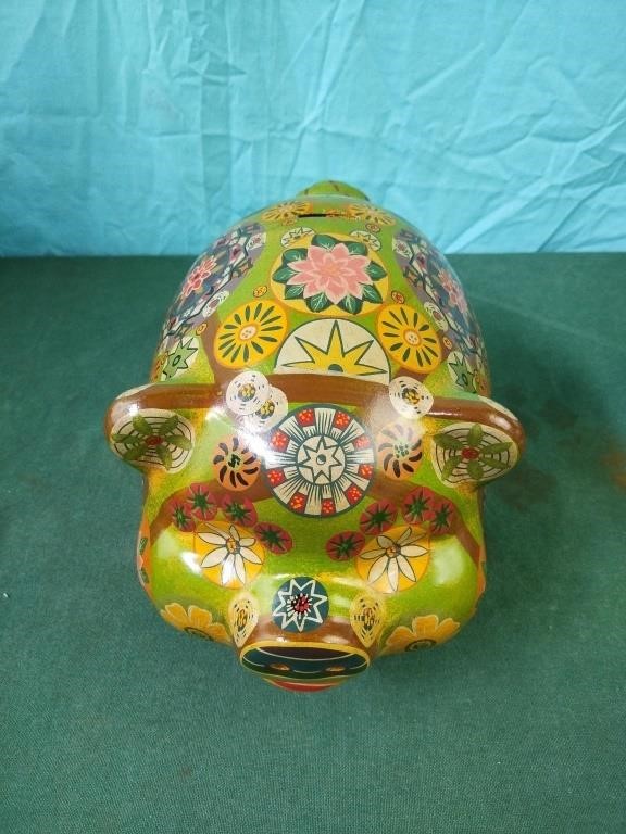 MCM Mexican pottery piggy bank
