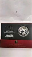 2005 royal Canadian Mint Saskatchewan $5 coin