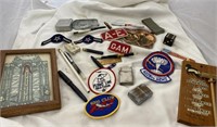 Bottle Caps Military Patches Dice & More