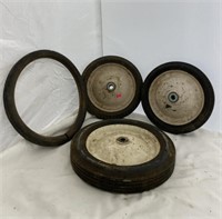 Small Red Wagon Wheels