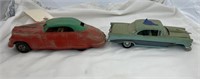 2 Plastic Toy Cars As Is