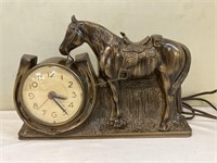 Mastercrafters Mantle Clock Horse