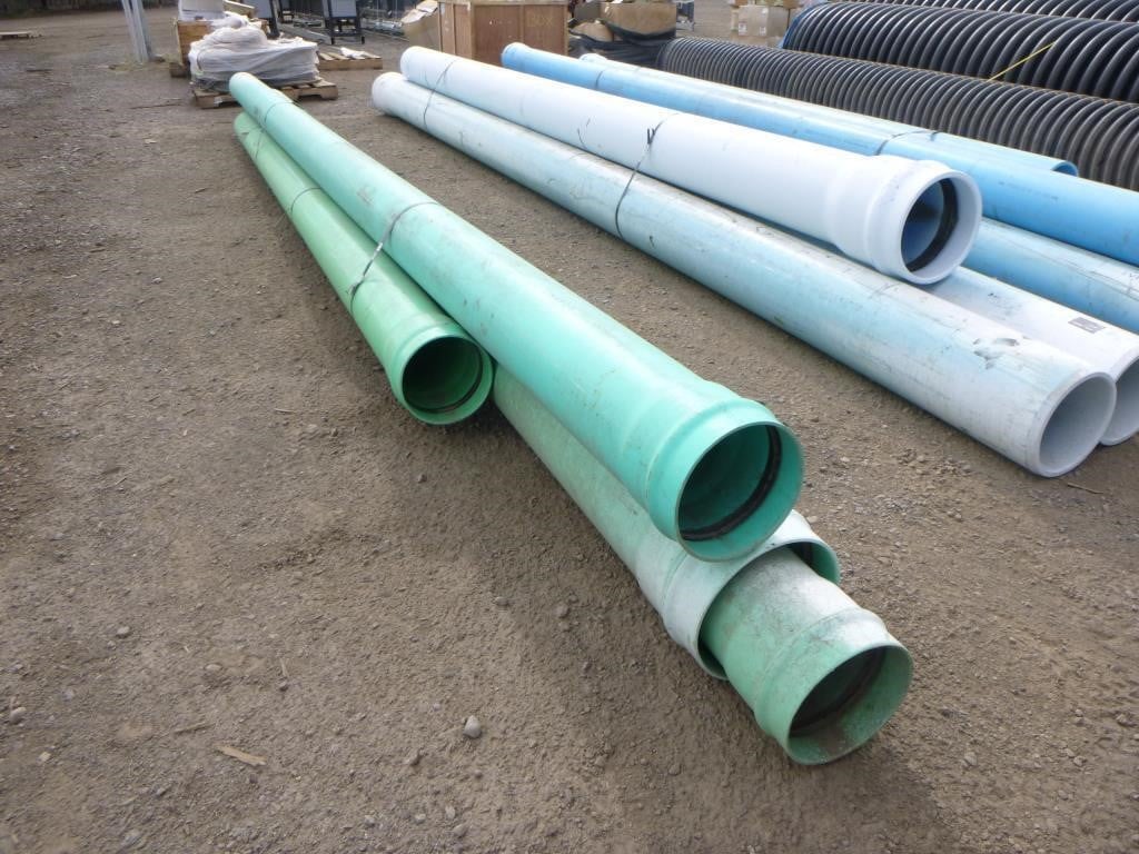 PVC Sewer Pipe (QTY 4)
