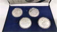 Canada Four Elizabeth II silver Dollar Set of 4