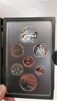 1980 Royal Canadian Mint Coin Set With Case