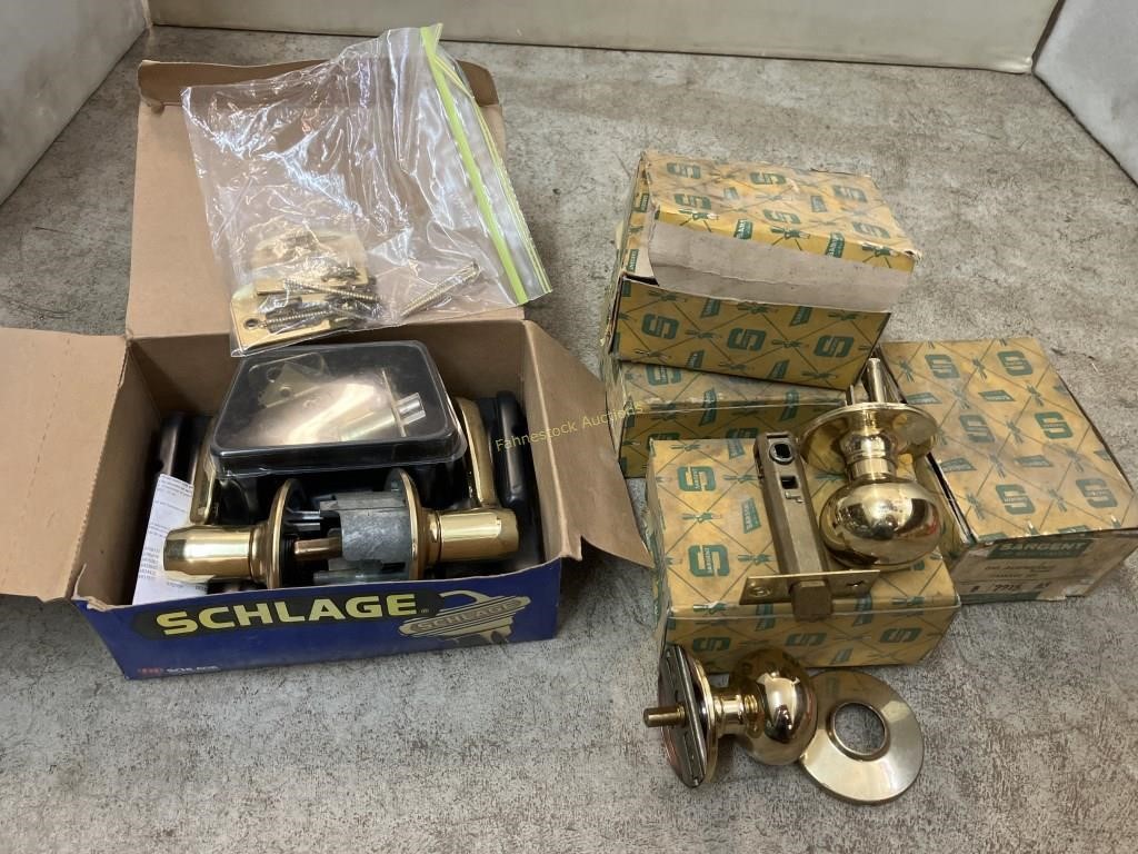 Schlage / Sargent Brass Knob Latchsets