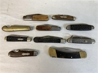 Pocket Knife Lot Remington, LL Bean, etc