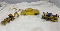 Toy Bulldozer Backhoe Mar Toys Plastic Car