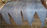 3 Levis & 3 Other Brand Denim Jeans 34 x34