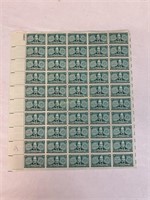 1948 Mint Sheet US Postage Girl Scouts