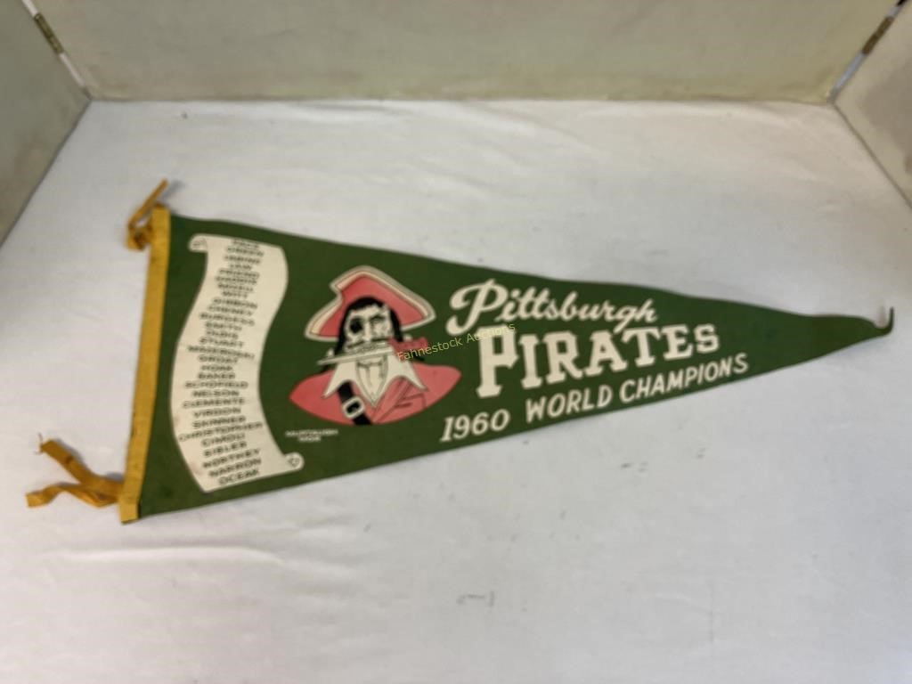 Pittsburgh Pirates 1960 World Champs Pennant