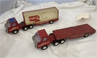 Buddy L Coca Cola Truck/Trailer & Truck