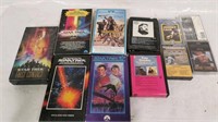 Star trek VHS lot ane cassette tapes