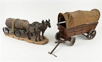 Lot Of 2 Old West Wagons