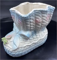 Mid Century Baby's Bootie Vase