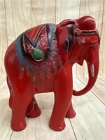 Red Circus Elephant Vintage Chalk Carnival Prize