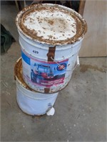 2 1.89L pail of White Equimpment Enamel Paint
