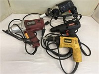 Corded Drill Impact Wrench Lot