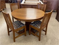 Furniture Stickley Dining Room Table & Chairs