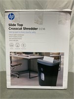 HP Slide Top Crosscut Shredder (Pre-owned,